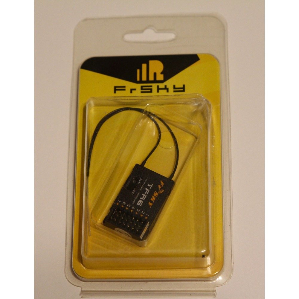 FrSky TFR6. 7 CH RC receiver dual antennas Pre-Owned (A1)